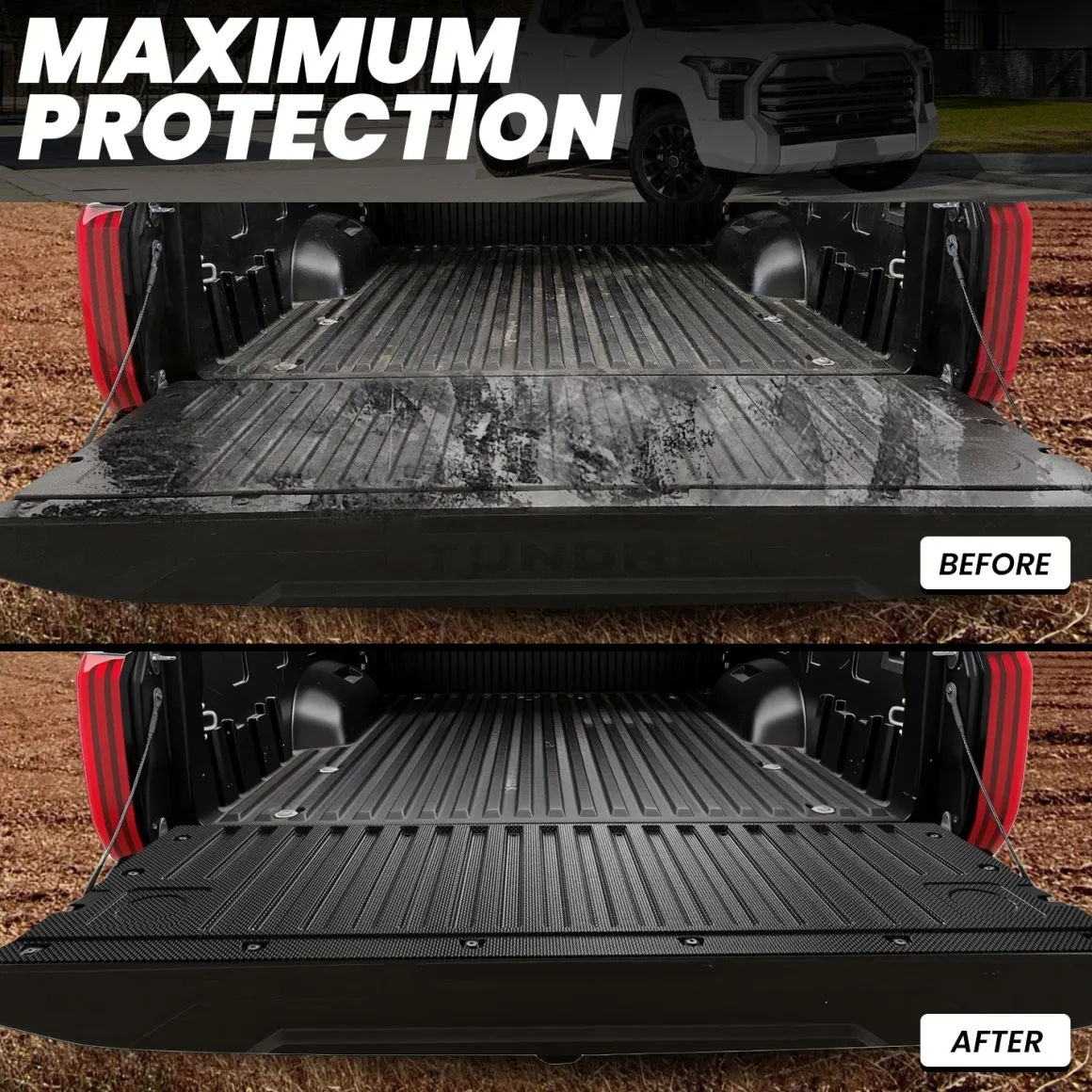 Fit for 2022-2026 Toyota Tundra Heavy Duty Custom Bed Mat or Tailgate Mat