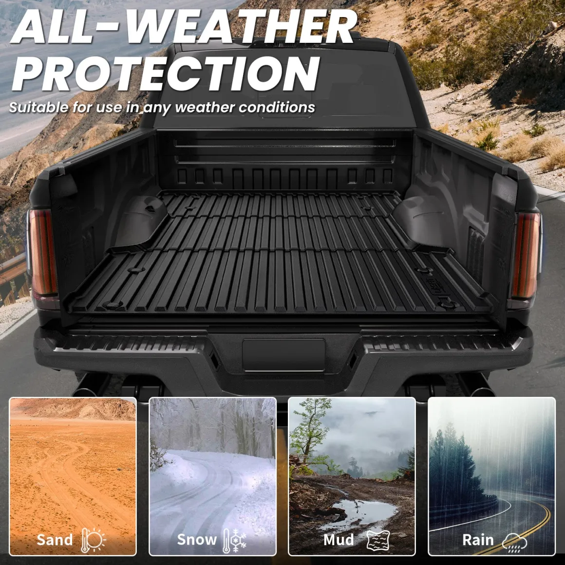 Fit for 2022-2026 Toyota Tundra Heavy Duty Custom Bed Mat or Tailgate Mat