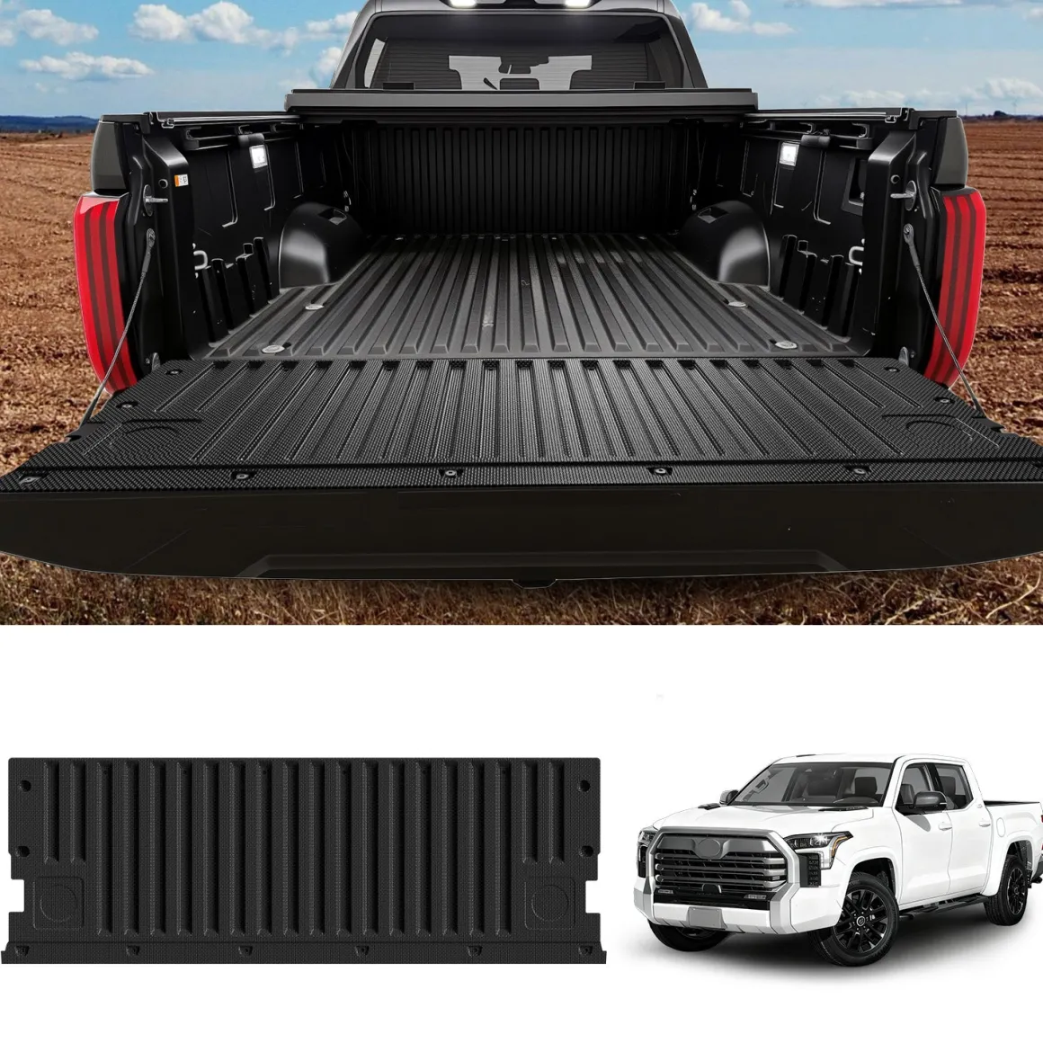 Fit for 2022-2026 Toyota Tundra Heavy Duty Custom Bed Mat or Tailgate Mat