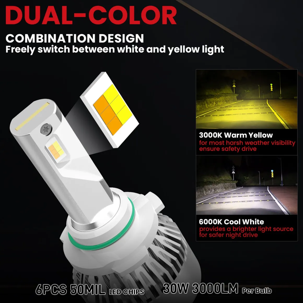 Fit for 2007-2013 Toyota Tundra LED Bulbs Upgrade