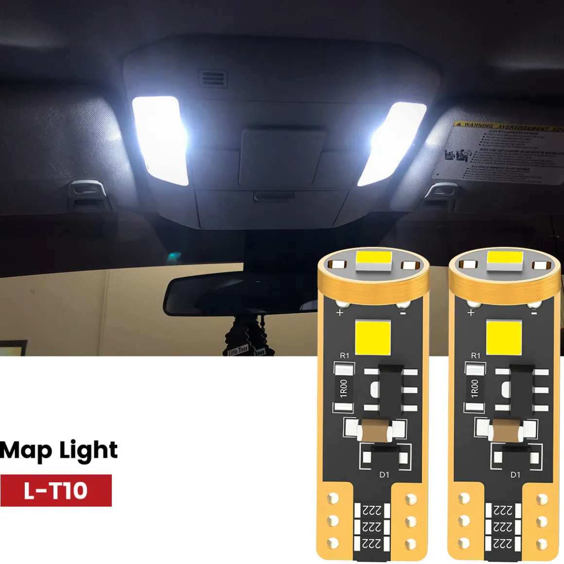 Fit for 2007-2013 Toyota Tundra LED Bulbs Upgrade