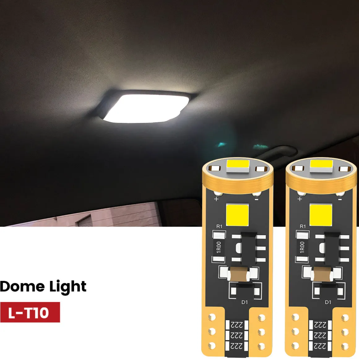 Fit for 2007-2013 Toyota Tundra LED Bulbs Upgrade