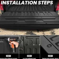 Fit for 2007-2021 Toyota Tundra Truck Bed Mat or Tailgate Mat