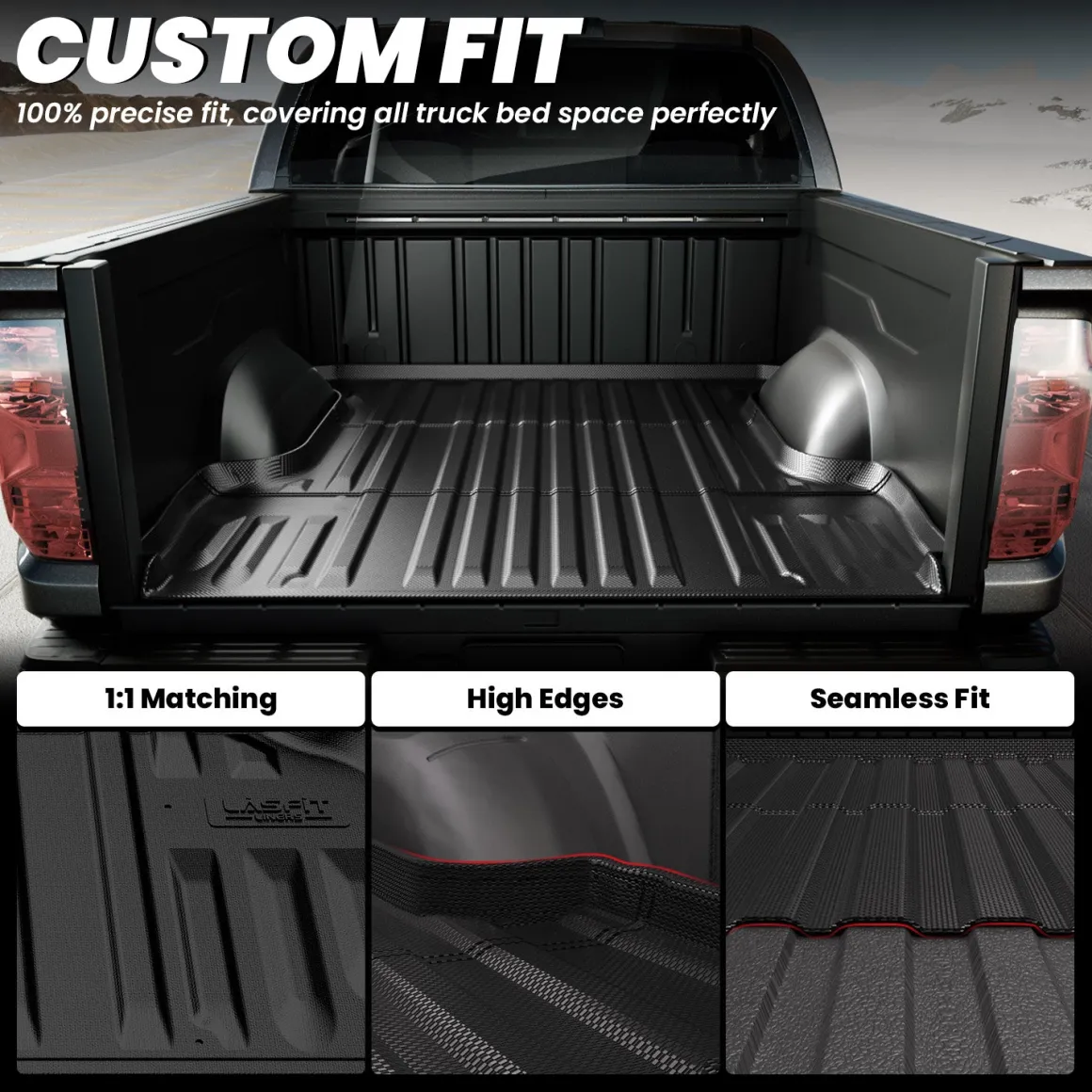 Fit for 2007-2021 Toyota Tundra Truck Bed Mat or Tailgate Mat