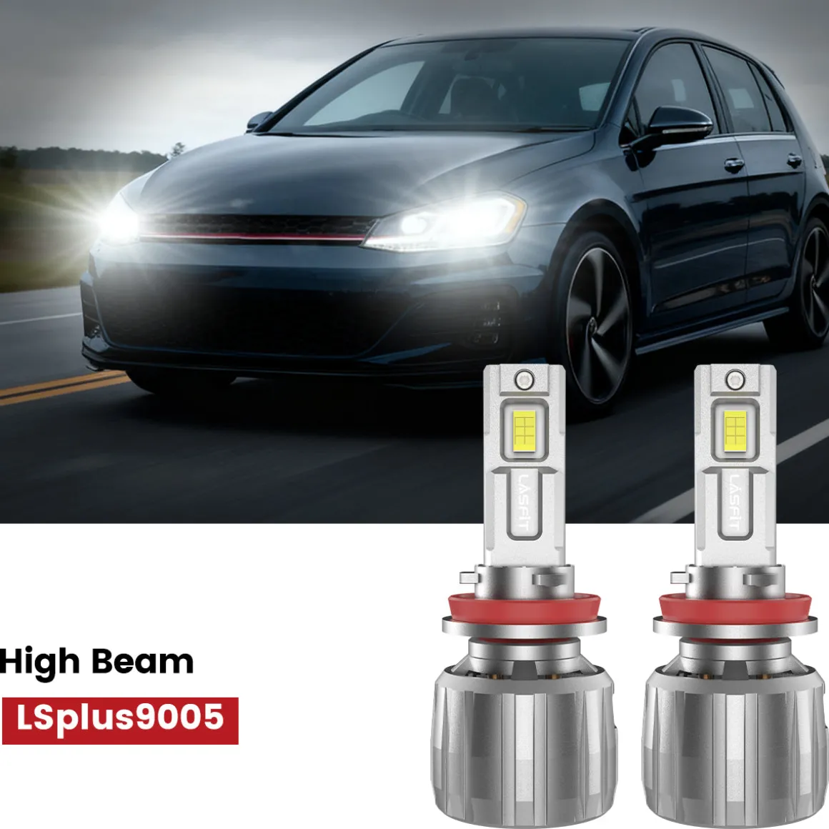 Fit for Volkswagen Golf 2018-2019 & GTI 2018-2020 Custom H7 LED Bulbs Exterior Interior Light Plug n Play