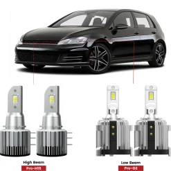 Fit for 2011-2013 Volkswagen Golf GTI MK7 Custom H7 LED Bulbs Exterior Interior Light