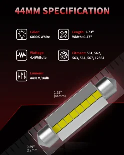 Fit for 2015-2018 Volkswagen Jetta Custom H7 LED Bulbs Exterior Interior Light Plug n Play