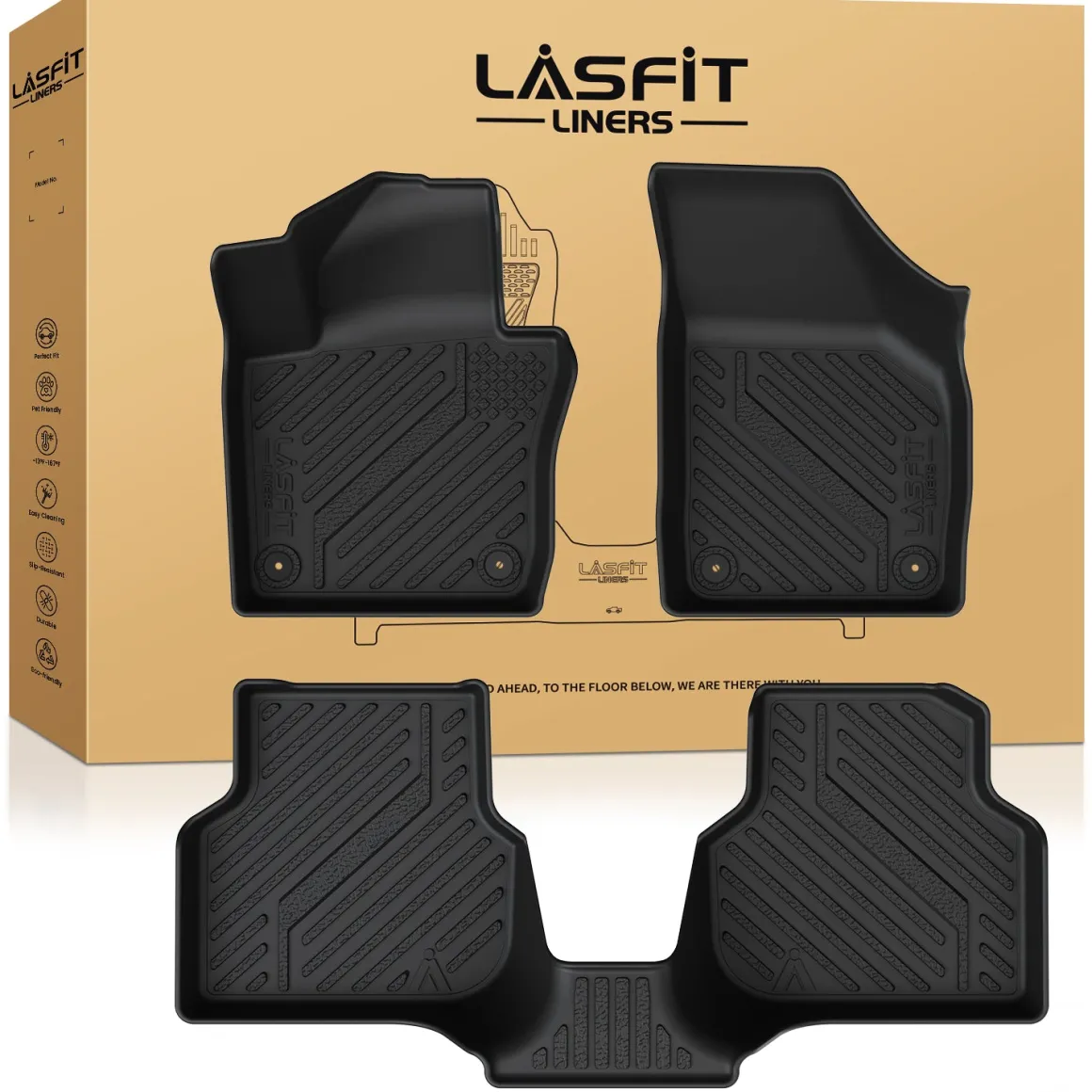 Fit for 2011-2018 Volkswagen Jetta Floor Mats or Cargo Mat, Not Fit Jetta SportWagen