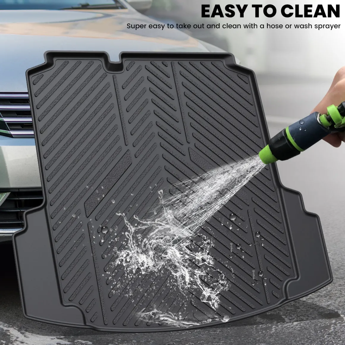 Fit for 2011-2018 Volkswagen Jetta Floor Mats or Cargo Mat, Not Fit Jetta SportWagen