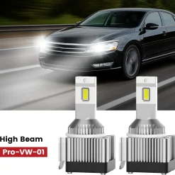 Fit for 2012-2015 Volkswagen Passat Custom H7 LED Bulbs Upgrade | Tested and Verified