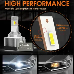 Fit for 2012-2015 Volkswagen Passat Custom H7 LED Bulbs Upgrade | Tested and Verified