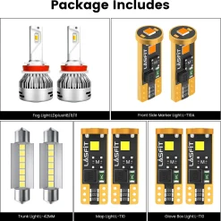 Fit for 2018-2021 Volkswagen Tiguan Custom H7 LED Bulbs Upgrade | Tested and Verified