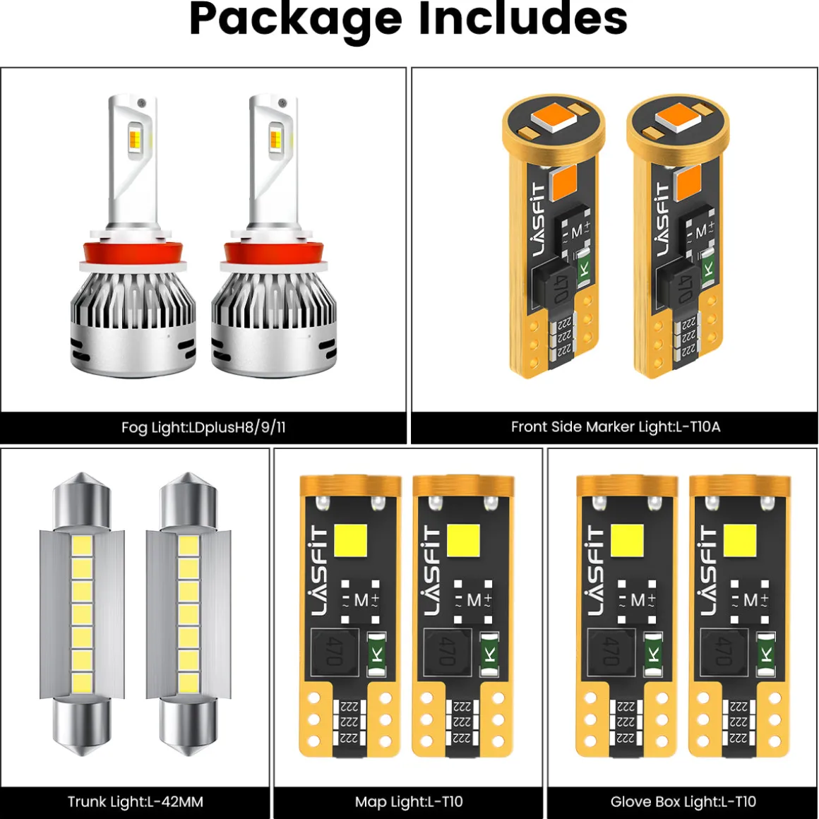 Fit for 2018-2021 Volkswagen Tiguan Custom H7 LED Bulbs Upgrade | Tested and Verified