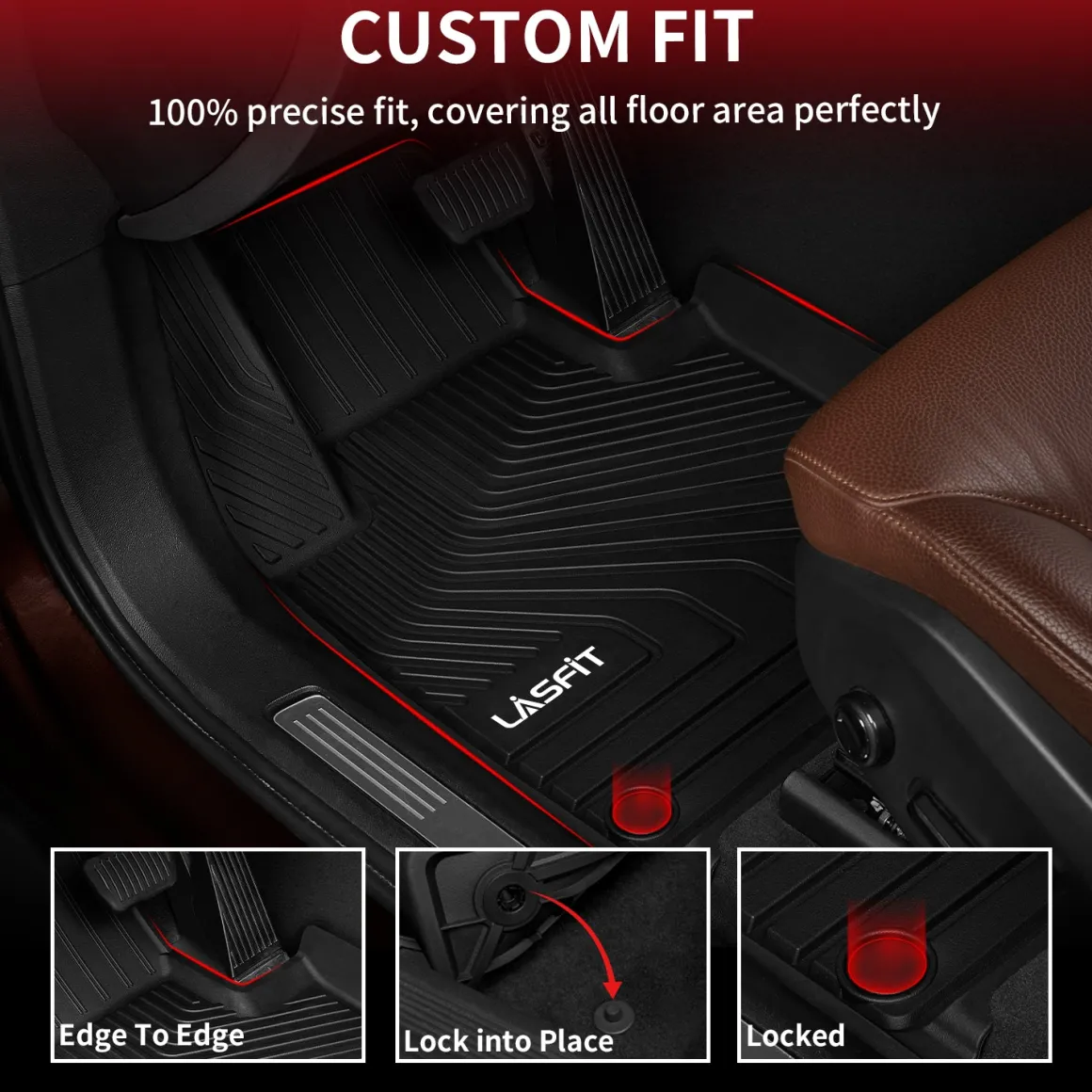 Fit for 2018-2026 Volvo XC60 Floor Mats or Cargo Mat, Fit Gasoline ONLY