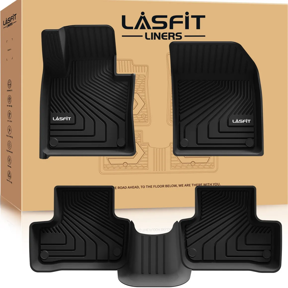 Fit for 2018-2026 Volvo XC60 Floor Mats or Cargo Mat, Fit Gasoline ONLY