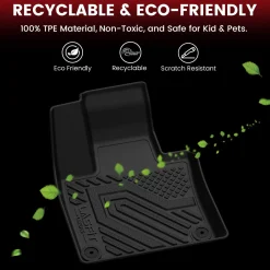 Fit for 2016-2026 Volvo XC90 Floor & Seatback & Cargo Mats, Not Fit Hybrid