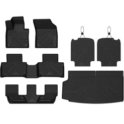 Fit for 2016-2026 Volvo XC90 Floor & Seatback & Cargo Mats, Not Fit Hybrid