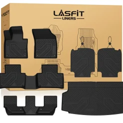 Fit for 2016-2026 Volvo XC90 Floor & Seatback & Cargo Mats, Not Fit Hybrid