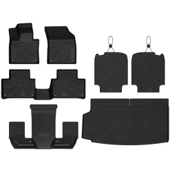 Fit for 2016-2026 Volvo XC90 Floor & Seatback & Cargo Mats, Not Fit Hybrid