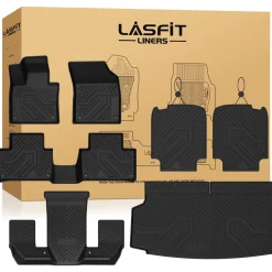 Fit for 2016-2026 Volvo XC90 Floor & Seatback & Cargo Mats, Not Fit Hybrid