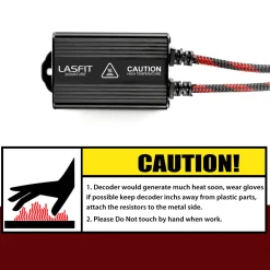 9007 HB5 9004 HB1 LED Bulb Canbus Adapter Anti-Hyper Flash Error Free