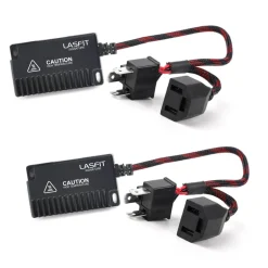 H4 9003 HB2 LED Bulb Load Resistor Harness Anti-Hyper Flash Error Free