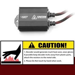 H11 H9 H8 LED Bulb Canbus Adapter Anti-Hyper Flash Error Free