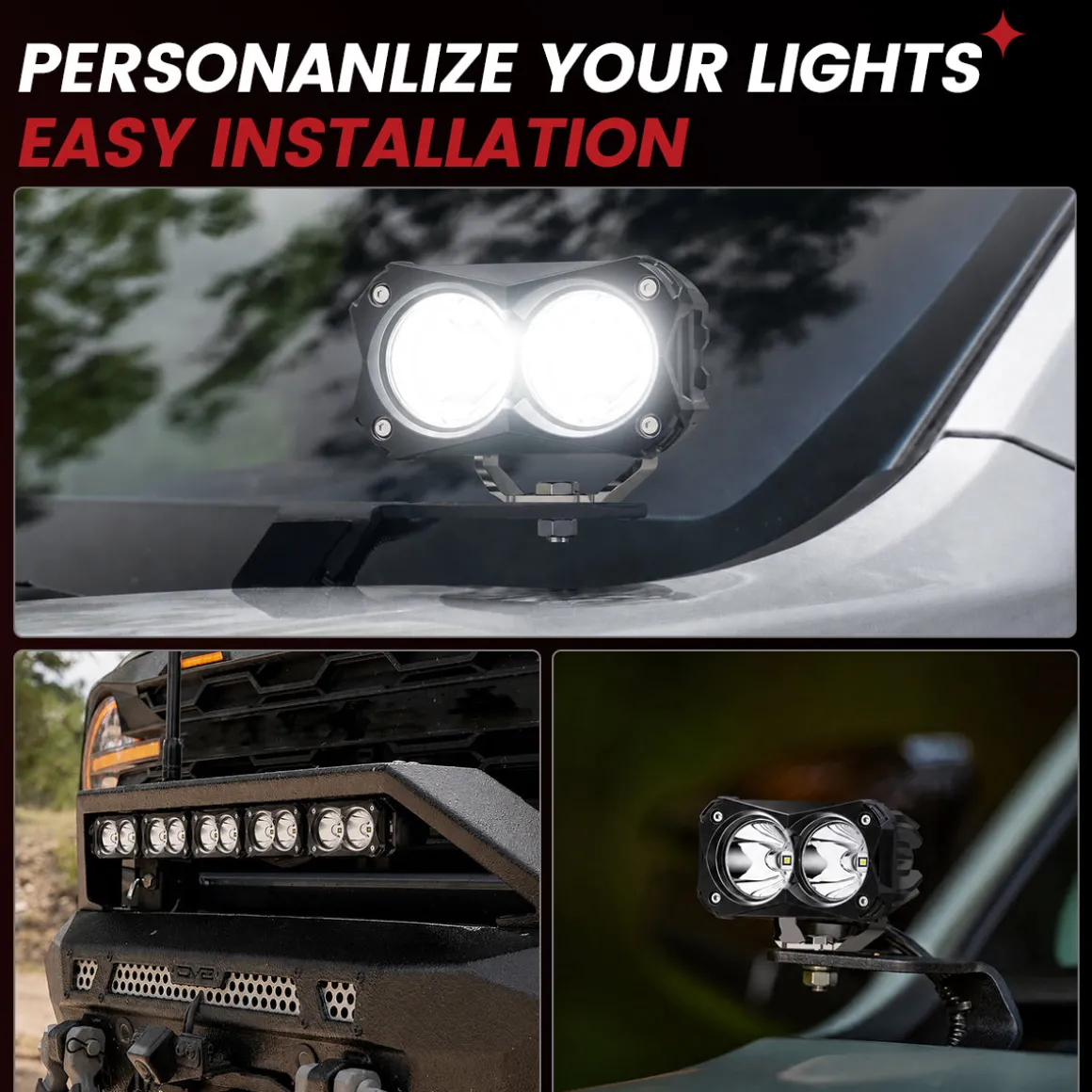 4.8 Inch LED Pod Off-Road Light Spot 30W