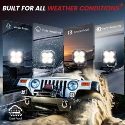 5 Inch LED Pod Off-Road Light Spot Combo 60W