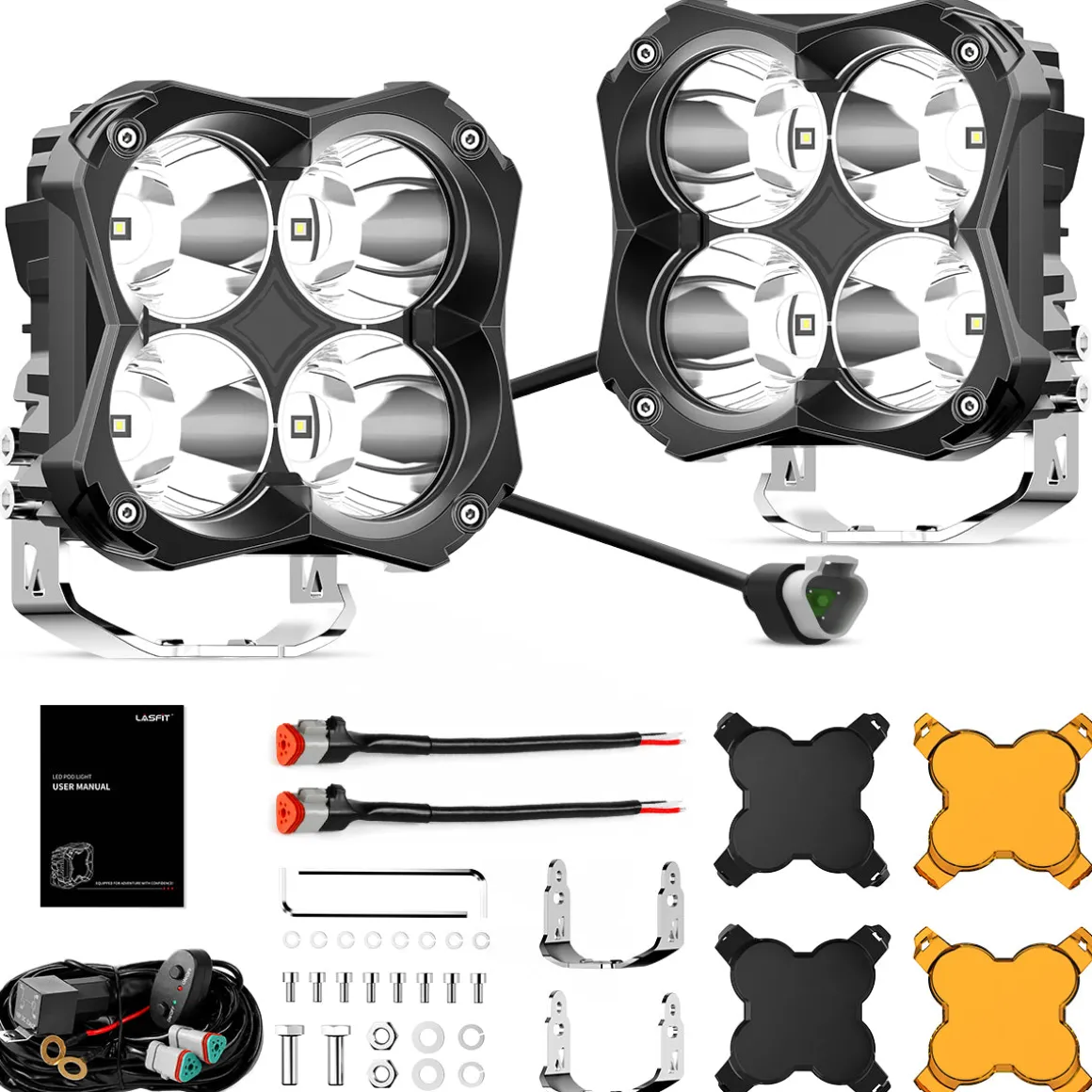 5 Inch LED Pod Off-Road Light Spot Combo 60W