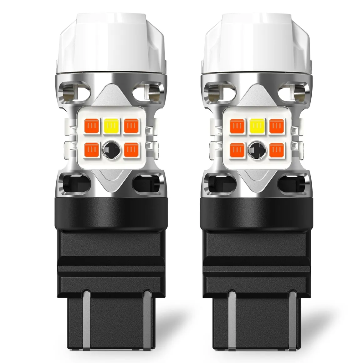 4257 LED Front Turn Signal Bulbs CanBus-Ready Switchback | T3 Series