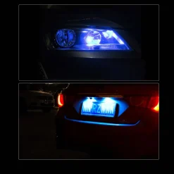 194 168 158 2825 LED Interior Door Map Trunk Step well Lights | Cool Blue, 2 Bulbs