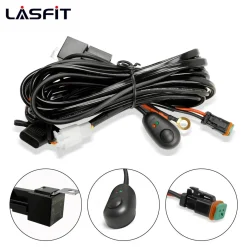 LED Light Bars Wiring Harness with DT Connector - 1 Lead