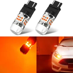 3157 4157 LED Turn Signal Bulbs CanBus-Ready Amber | T3 Series