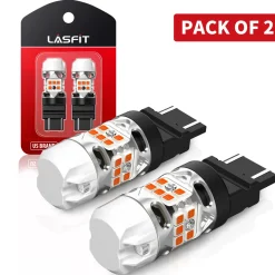 4257 LED Turn Signal Bulbs CanBus-Ready Amber | T3 Series