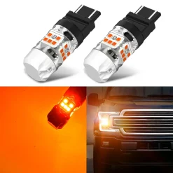 4257 LED Turn Signal Bulbs CanBus-Ready Amber | T3 Series