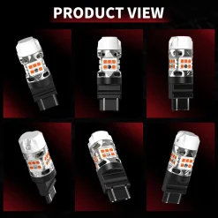 4257 LED Turn Signal Bulbs CanBus-Ready Amber | T3 Series