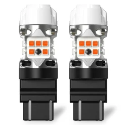 4257 LED Turn Signal Bulbs CanBus-Ready Amber | T3 Series