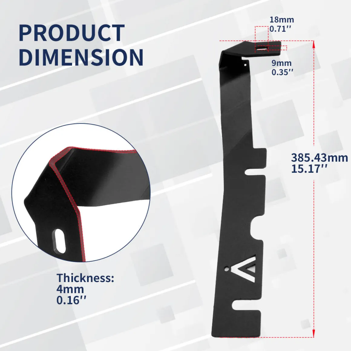 Low Profile Ditch Light Brackets Fit For 2010-2018 RAM 1500 2500 3500 | LASFIT