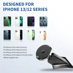 Magnetic Wireless Car Charger, Specific Phone Mount for Ford Explorer 2020-2022, 15W max Fast Charging for iPhone 14 13 12 Series Compatible with MagSafe Case