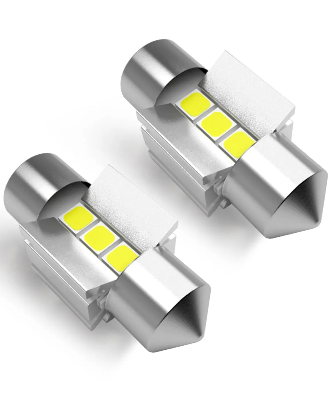28MM DE3021 DE3022 LED Dome Map Trunk Cargo Light Bulb, 2 Bulbs