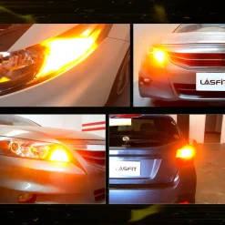 PWY24W PW24W CANBUS Anti Hyper Flash LED Turn Signal Lights Blinker Bulbs | Amber Yellow, 2 Bulbs