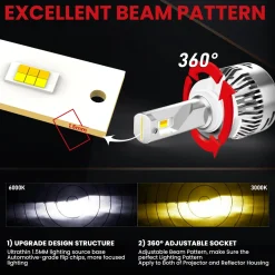 Switchback 60W 9005 HB3 LD Plus Series | 6,000LM 6000K/3000K LED Bulbs