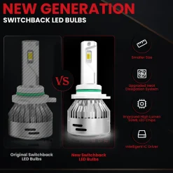 Switchback 60W 9006 HB4 LD Plus Series | 6,000LM 6000K/3000K LED Bulbs