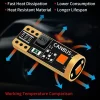 168 194 2825 T10 CANBUS Error Free LED Side Marker Lights Dome Map Bulbs | Amber, 2 Bulbs