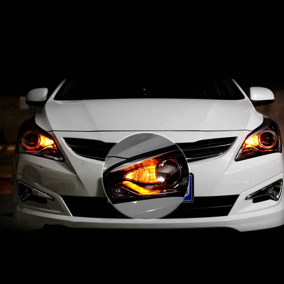 168 194 2825 T10 CANBUS Error Free LED Side Marker Lights Dome Map Bulbs | Amber, 2 Bulbs