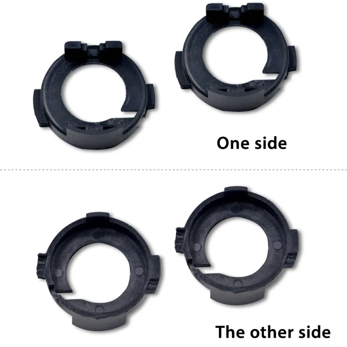 TK107 2x H7 LED Bulb Holder Adapter Retainer Fit for Hyundai Kia
