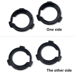 TK108 2x H7 LED Bulb Holder Adapter Retainer Fit for BMW Mercedes-Benz