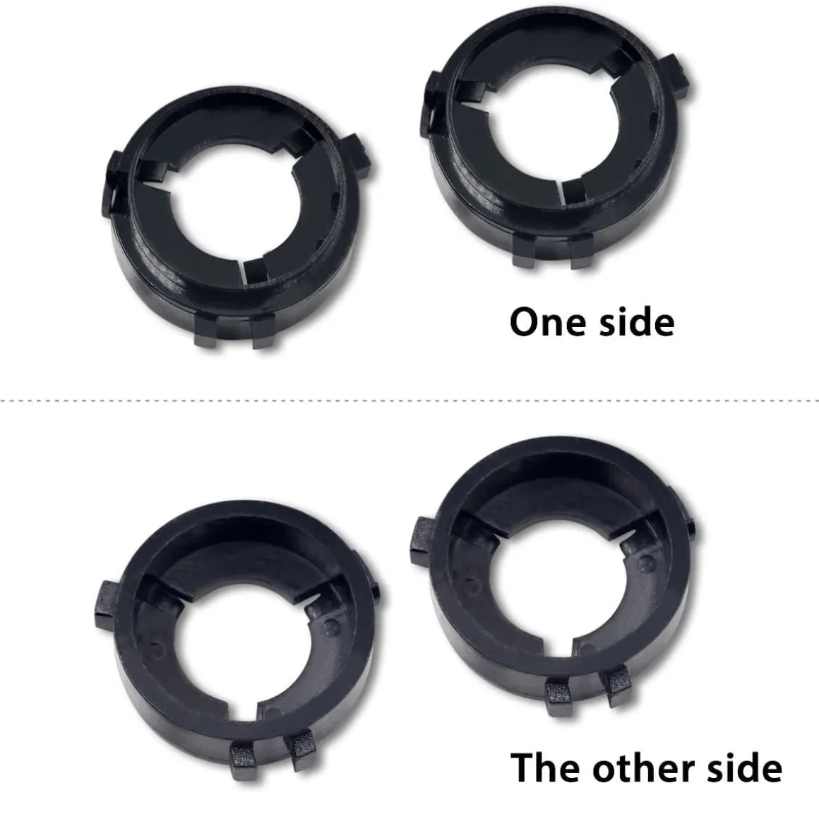 TK109 2x H7 LED Bulb Holder Adapter Retainer Fit for Volkswagen Golf