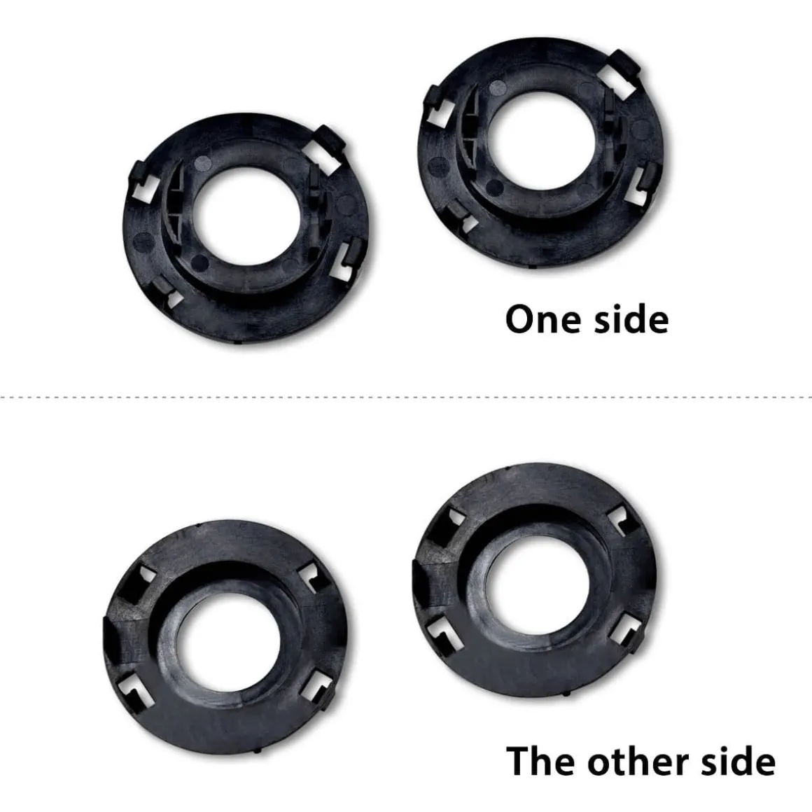 TK117 2x H7 LED Bulb Holder Adapter Retainer Fit for Hyundai Kia